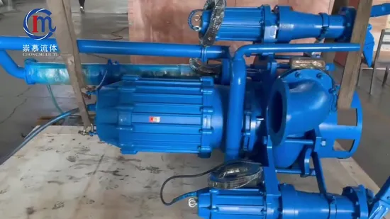Zjq River Dredging Submerged Mud Sludge Sump Vertical Centrifugal Sand Suction Dredge Pump Submersible Mining Mineral Slurry Pump