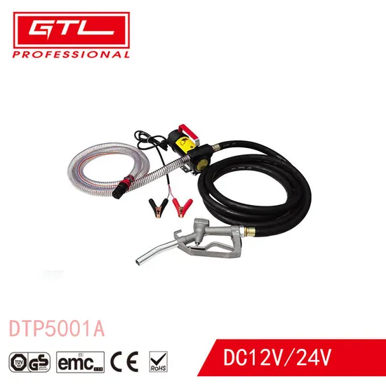 Mobile Fuel Filling Station 12V Portable Diesel Kerosene Biodiesel Oil Dispenser Pump Kit Transfer Pump (DTP5001A) 