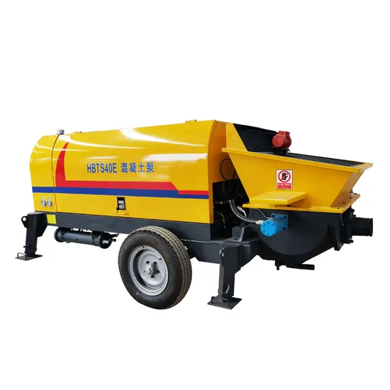 Portable Diesel Small Concrete Pump Mobile Mini Concrete Pumping Machine Diesel Electric Trailer Concrete Transfer Pump 