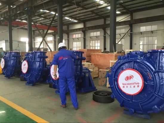 High Chrome Alloy Horizontal Centrifugal for Mining Industrial with Mud Sewage Slurry Water Pump 