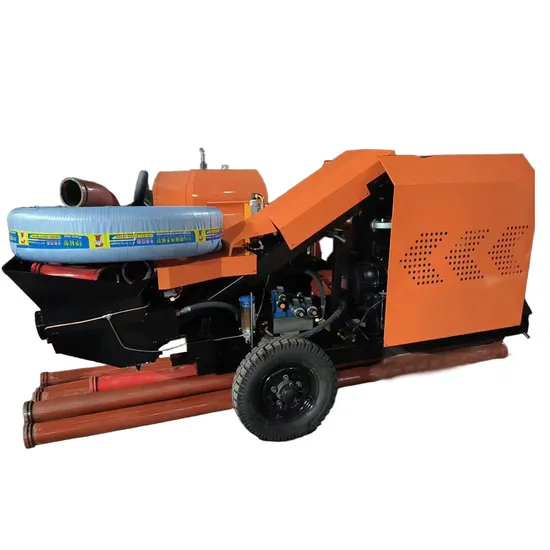 Portable Mini Concrete Transfer Pump for Small Construction Projects with Easy Mobility 