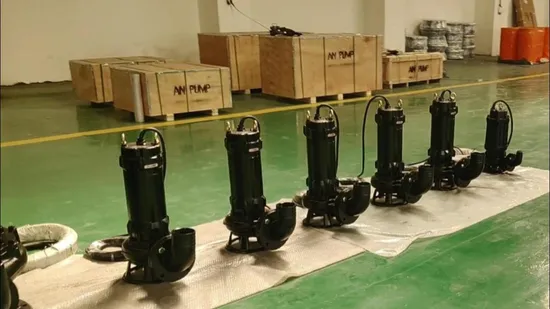 Excavator Use Cast Steel Stainless Steel Mud Water Submersible Centrifugal Sewage Pump 