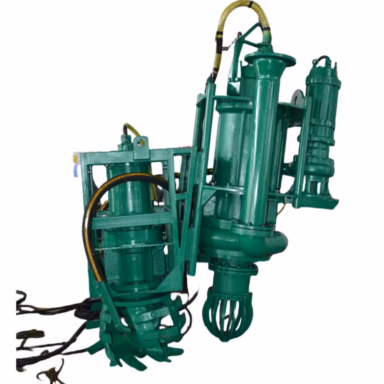 Centrifugal Electric Hydraulic Submersible Slurry Pump Gravel Pump Sand Pump Mud Pump for Sand Dredging with Agitator Cutters