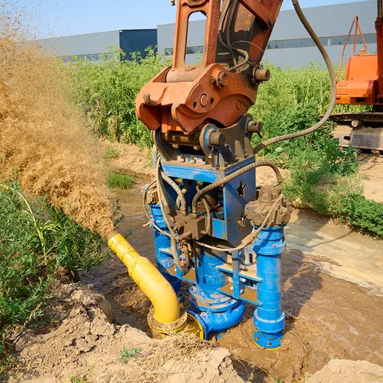 Hydraulic Mud Pump River Dredging Pump Excavator Dredging Sand Pump Mixing Hook Pump 200 Excavator Dedicated Hydraulic Slurry Pump 