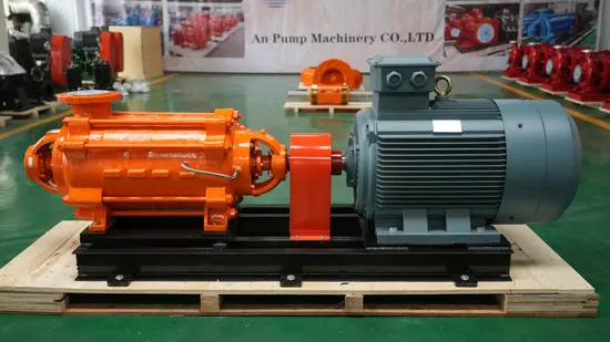 Agricultural High Pressure Multiple Stage Diesel Irrigation Multiple Stage Water Pump with Trailer 